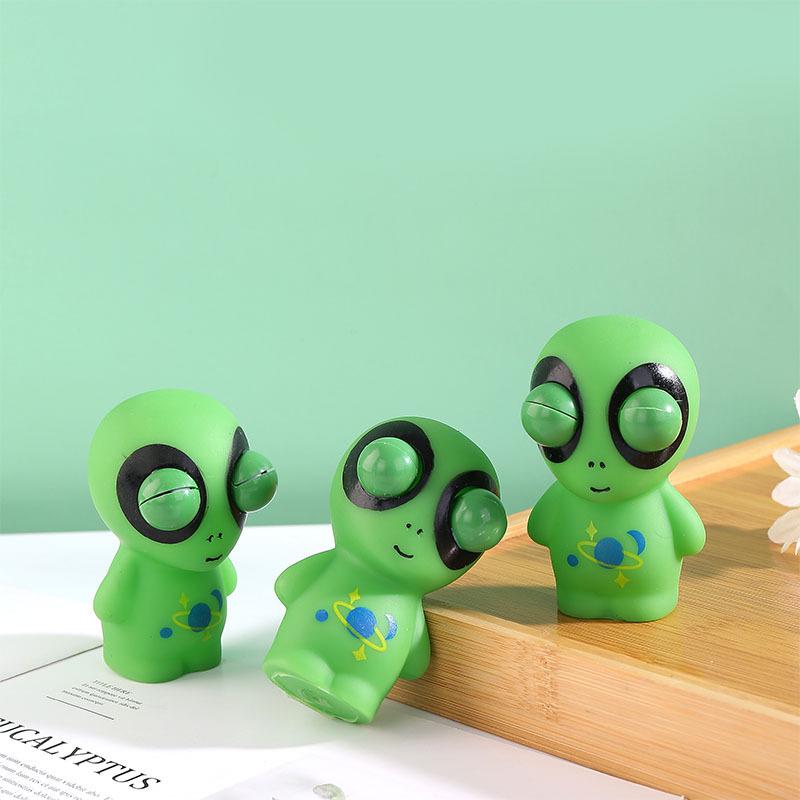 Cartoon Alien Squeeze Toy for Stress Relief