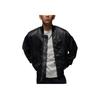 Jordan Giacca casual a maniche lunghe con ricamo logo a tinta unita da uomo Nera FN6544-010