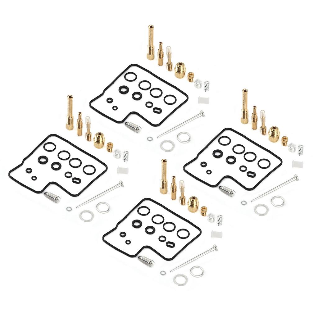 4 Sets Motorcycle Carburetor Repair Kit Rebuilt Parts Fit for Honda V45 MagnaVF750VF750S