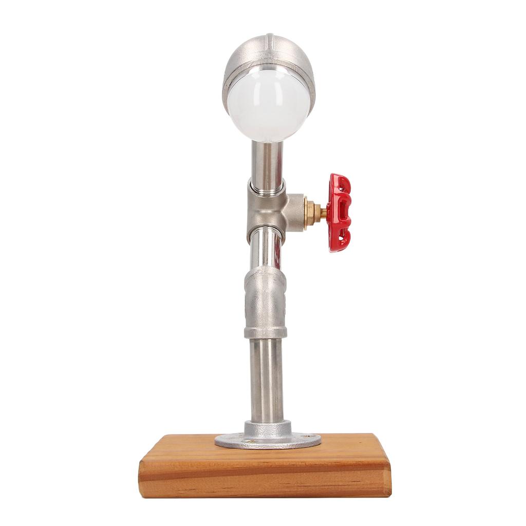 Table Lamp Industrial Design Pipe LED Cool White Light Home Decoration for Bedroom Living Room UK