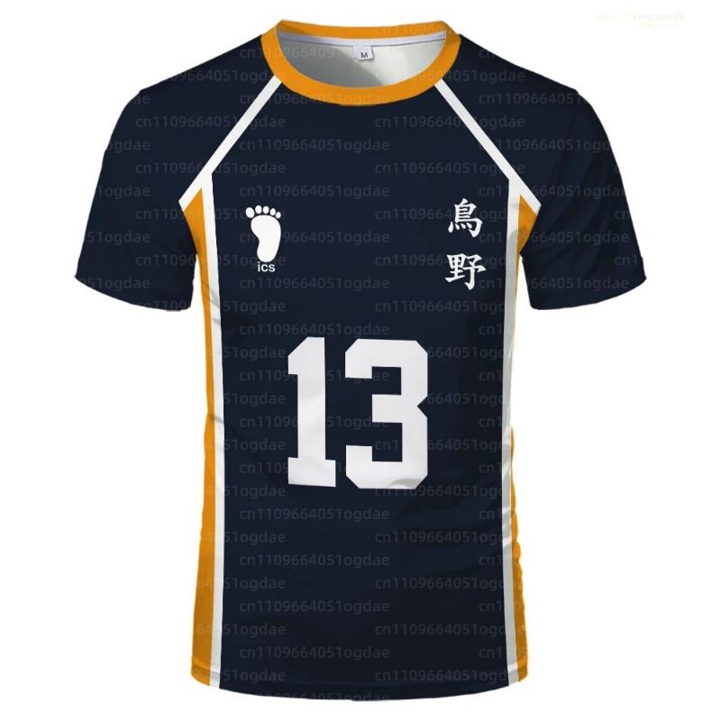 

Anime Haikyuu Role Play Jersey Karasuno High School Volleyball Club Hinata Shoyo Kageyama 6XL