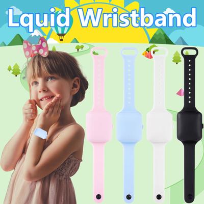 Braccialetto Liquido per Adulti Bambini Dispenser a Mano Lavamani con Sanificazione Totale