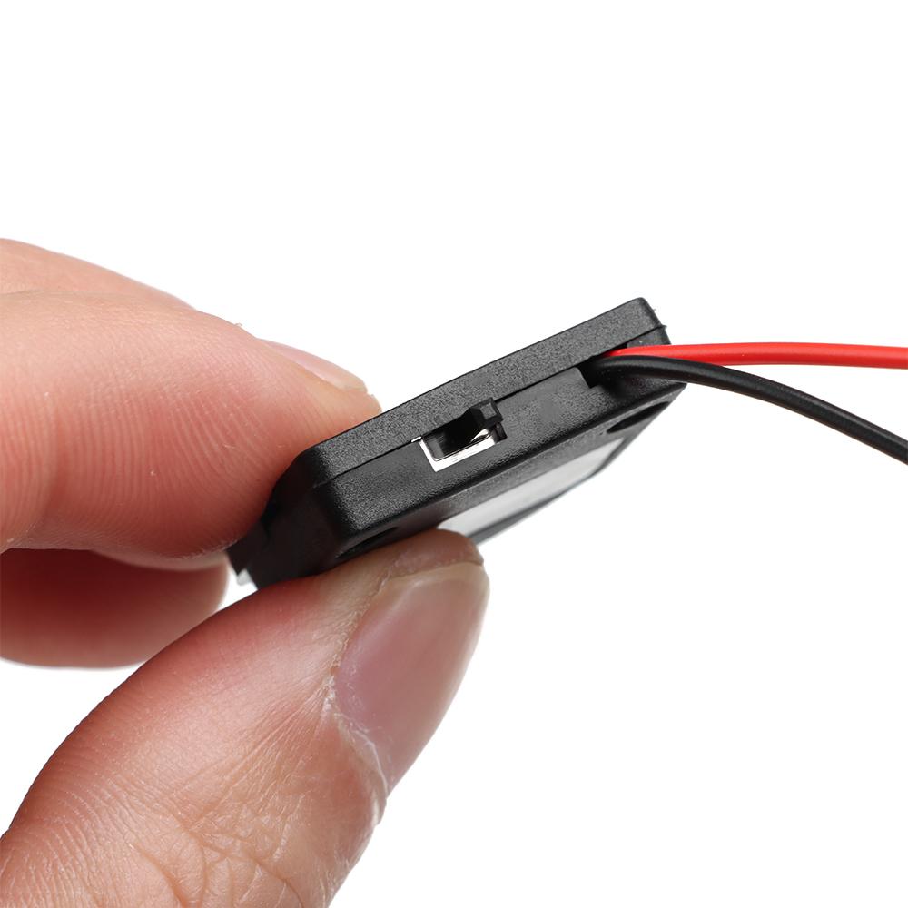 3V With ON/OFF Switch Battery Storage Box CR2032 Case Cover Button Coin Cell Battery Socket Holder