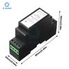 Rail-Mounted DC-DC Isolated Adjustable Power Supply Input 12-24V 0-24V Output Supports Modbus RS485 Industrial DIN Rail