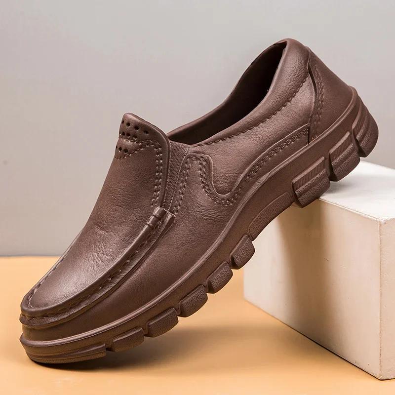 Fashion Men Women Chef Shoes Casual Loafers Waterproof Oil-proof Kitchen Work Cook Shoes Non-slip Hotel Restaurant Footwear Walking Shoe