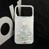 IMD Christmas Tree & Santa Case for iPhone 17 16 15 14 Pro Max/13 Shockproof Hard Cover with Fade-Resistant Design