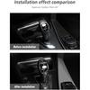 Real Carbon Fiber Shift Knob Cover Shell Trim, fit for BMW F30 F20 F22 F34 F32 F10 F07 X3 X4 X5 X6 1 2 3 4 5 X Series, Gear Shift Knob Head Frame