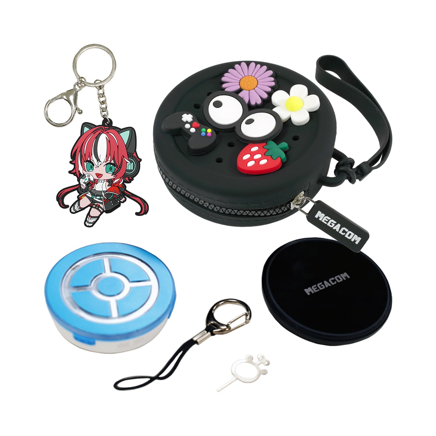 

Megacom DuoMon3 PRO 2025 Pocket Auto Catcher IPX7 Wireless and APP Adjustable Charging Pad with Reconnection Version version, Auto-Reconnect, 1P/2P синий