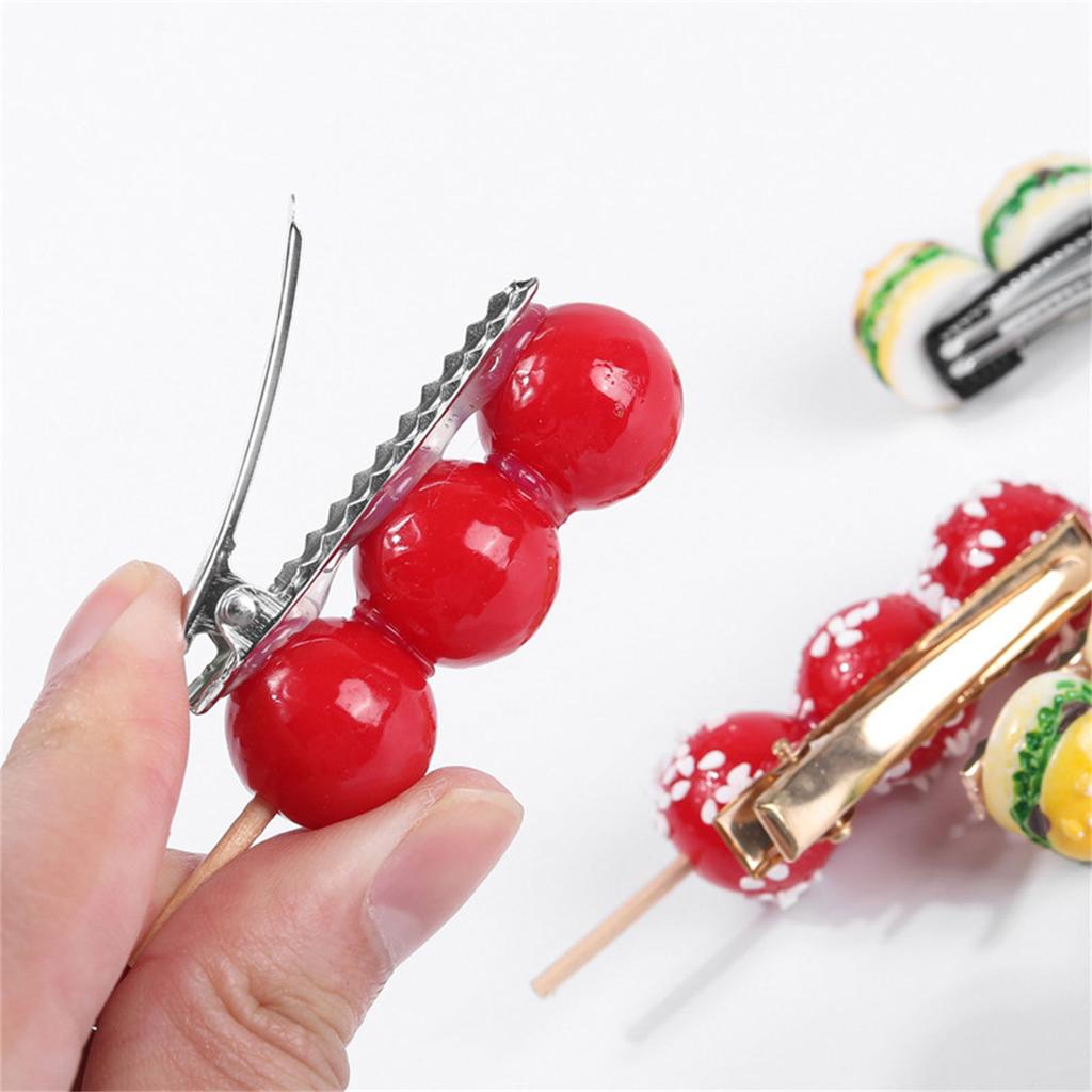 Creative Candied Haws Hair Clip for Women Girl Fashionable Hair Clip Hairstyle Tool Decorative Hair Barrettes for Kids