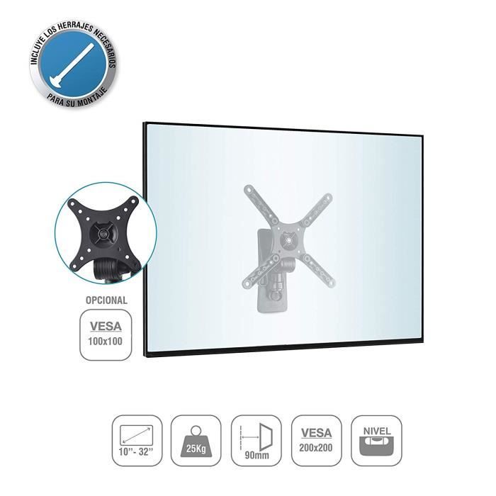 TM Electron tmslc271 – Universell veggmontering for TV, Farge Svart 1234