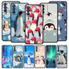 Penguin Kawaii Cute Phone Case For Oppo A54 A53 A52 A15 A95 A16 A78 A79 A80 A98 4G Find X5 X6 Reno10 12 13 F Pro 5G Cover