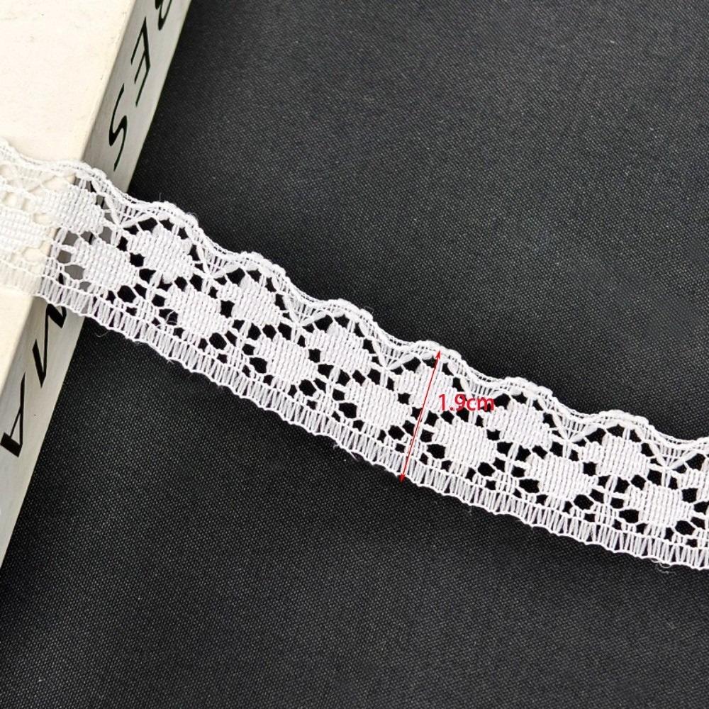 50 Meter Hohlmuster Weißes Spitzenband Weiße Farbe DIY Spitzenband Zum Geschenkverpacken
