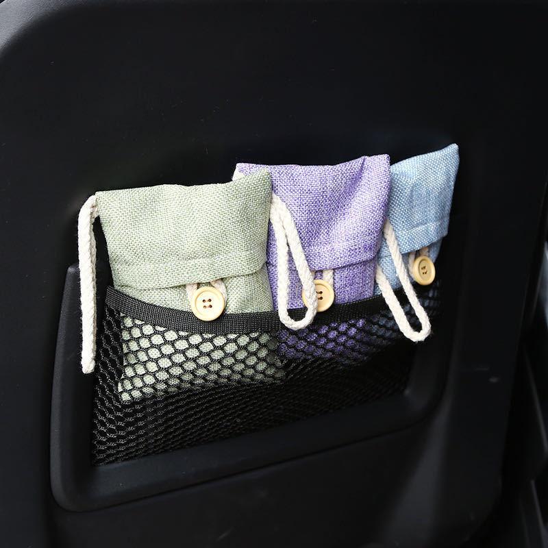 Desodorierungs- und Formaldehydentfernungs-Kohlesack für Haushalt und Auto 100g Neuwagenreinigung Aktivierte Bambuskohlepackung im koreanischen Stil