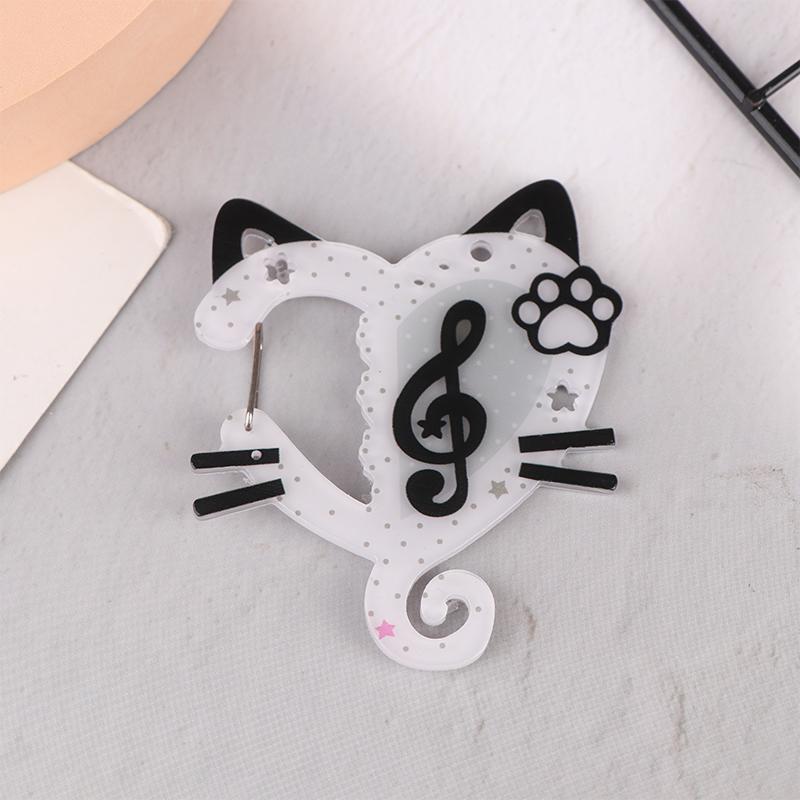 Cute Note Carabiner Keychain Cartoon Acrylic Keyring Couple Key Holder For Girls Backpack Pendant Bag Charm Lovely Gifts