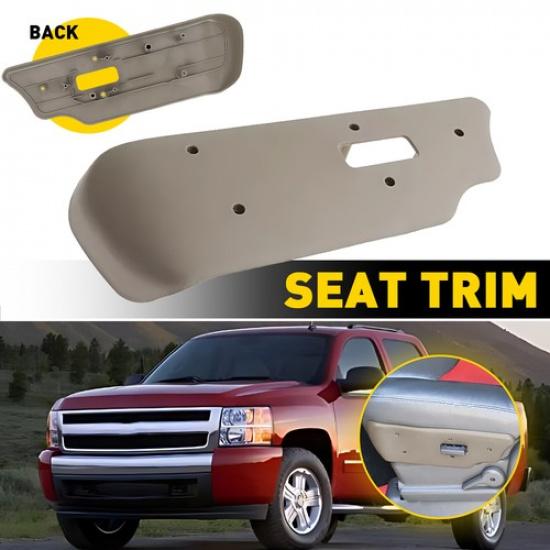 Front Left Seat Switch Bezel Tan for Chevrolet Silverado GMC Yukon 88941676 EXV