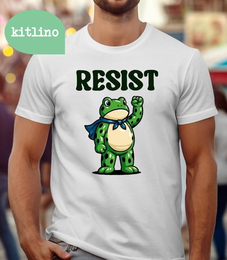 Portland Frog Protest Anti ICE Unisex T-Shirt M