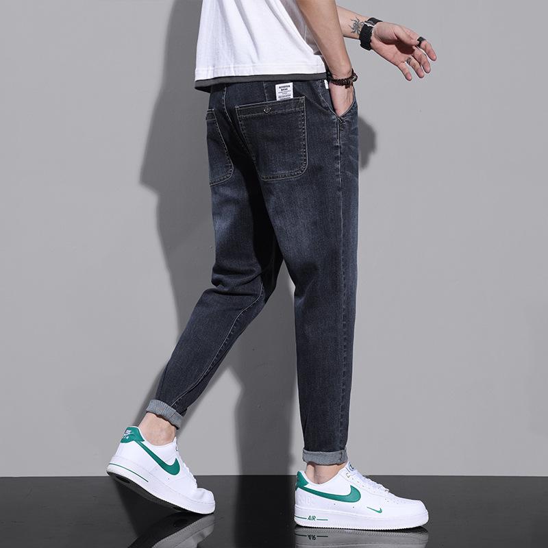 

Spring Jeans Men s Versatile Stretch Simple Loose Casual Fashion Straight Pants Men 28