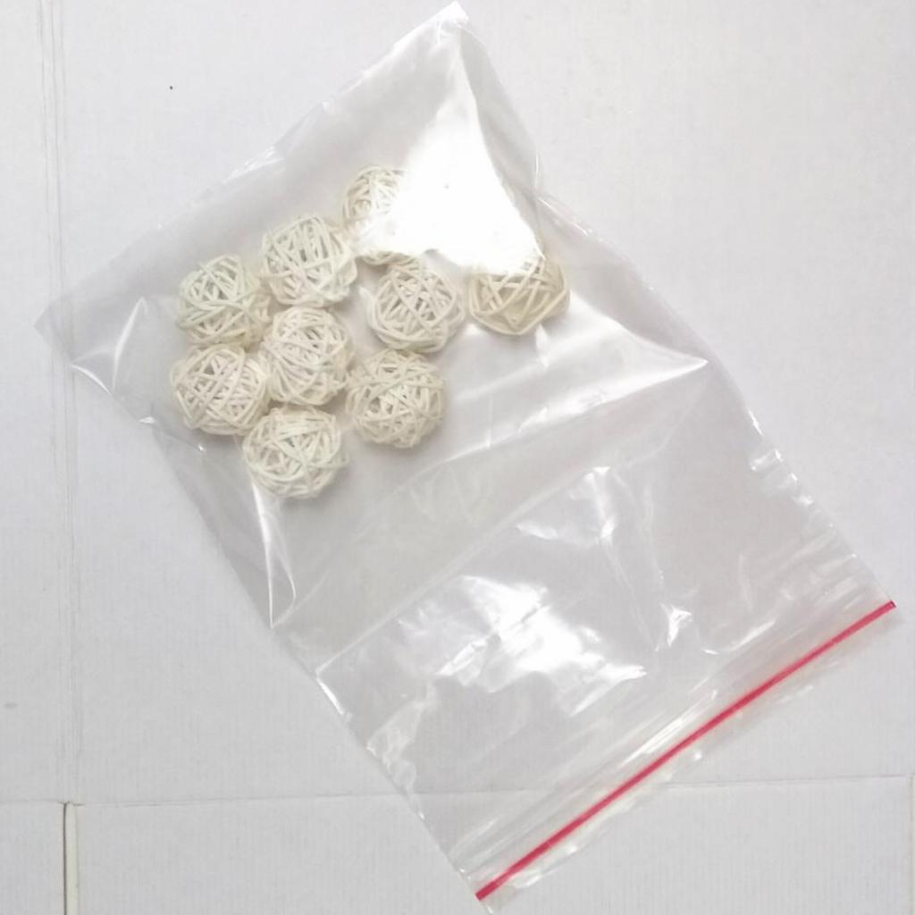 20 Pieces 3cm Rattan Wicker Basket Photo Props, Heart Shaped Home Diy Trinkets