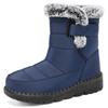 Snow Boots, Cotton Boots, Women's Shoes, Outdoor Shoes, Travel Shoes, Thick Shoes, Warm Shoes, High Top Shoes, Cotton Shoes, Mid Length Shoes