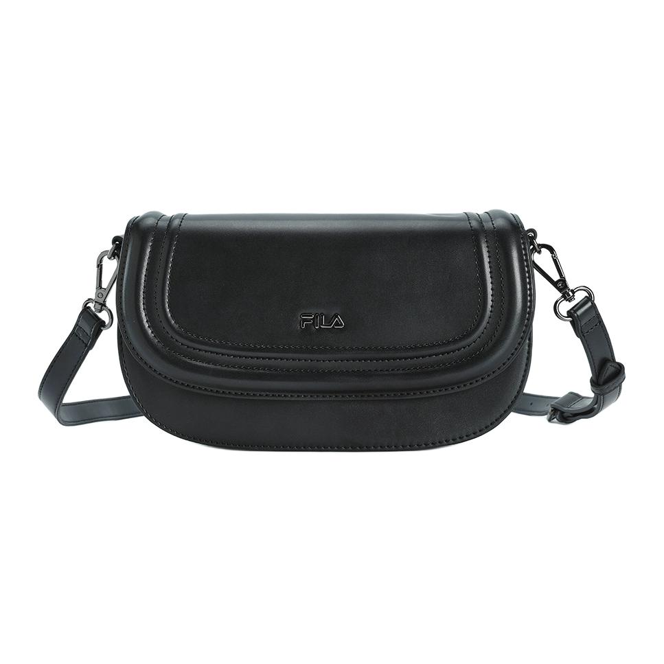 Fila Fashion Casual Logo Synthetic Leather Crossbody Bag XS Women Bags Black F13W443163FBK
