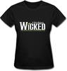 Black T Shirt for Women Broadway Musicals Wicked Touring 2016 Fan Logo