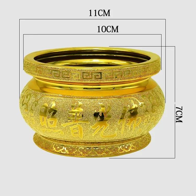 

Ceramics God of Wealth Incense Burner Ornaments Buddha Hall Worship Accessories Traditional Buddhist Decoration Supplies