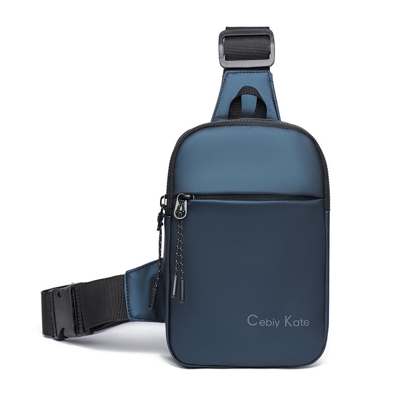 Men's Chest Bag Crossbody Bag Sports Waist Bag Water-repellent Shoulder Bag