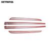 For Honda HR-V Vezel - 2024 2025 Black Ide Door Armrest Panel Strip Molding Trim Interior Accessories Car Styling