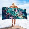 Seaside Beach Towel Microfiber Quick-Drying Double-Sided Digital Printing Beach Towel Non-Stick Sand Sun Protection Large Shawl
