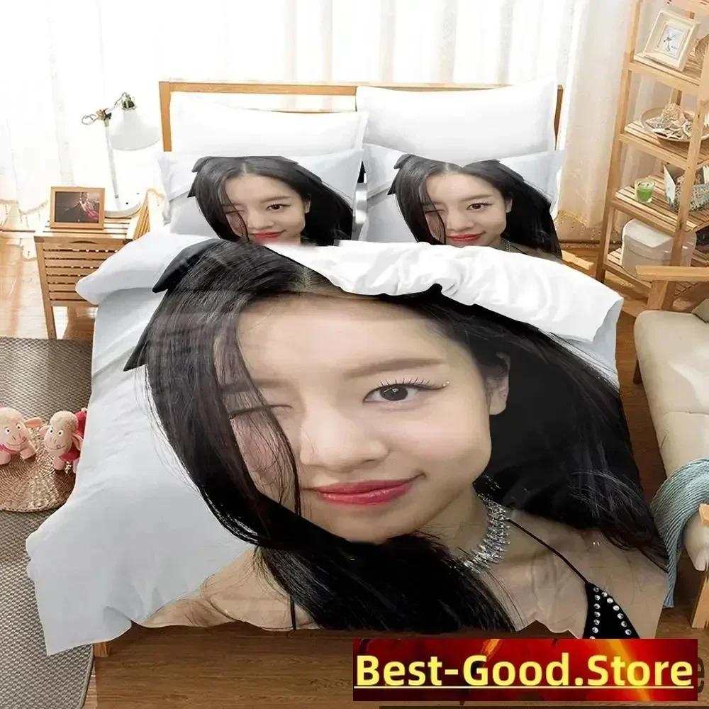 KPOP FIFTY FIFTY Merch Cupid Album Bedding Set Duvet Cover Sheet Printed Pillowcase Bed Full Queen King Size Comforter Bedroom