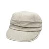 Retro versatile linen newsboy hat women's spring summer three-dimensional quite wide-brimmed equestrian hat showing face ducktongue painter hat