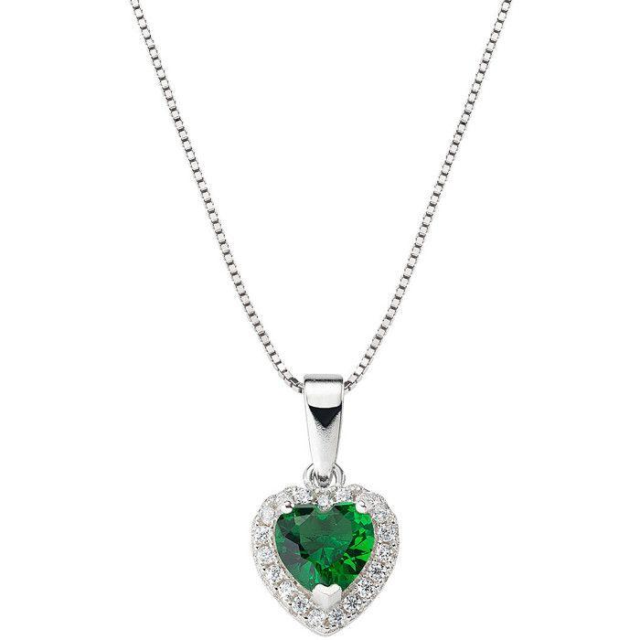 Collier - Argent 925 Vert - Amen - CLTICBVE