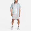 Nike Alphabet Print Single-Breasted Short-Sleeve Shirt Men Tops Mist-Grey DO4024-097