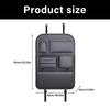 Automotive Back Pocket Multiple Compartment Storage Bag Multifunctional Backseat Pocket Kick Mat Seat Back Organizer