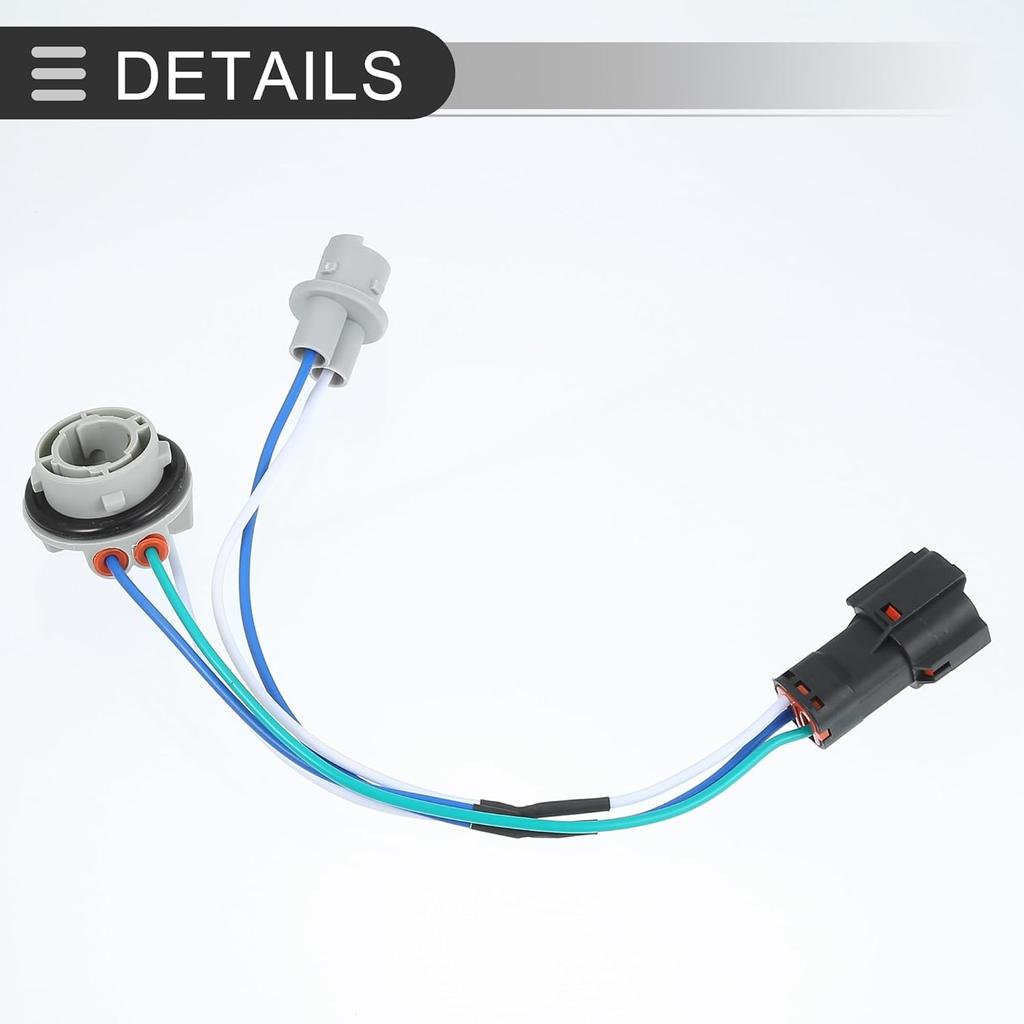 Motoforti Rücklicht-Steckerverkabelung, Heckleuchten-Kabelbaum, für Kia Sportage 2016-2019 2.0L 2.4L, Kunststoff, Nr. 92480D9020, Grau