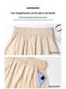 Pleated Yamamoto High-Waist A-line Skirt: Women's Spring/Summer 2025 Korean Style, Slimming, Plus Size, Mid-Length, Hip-Covering Skirt