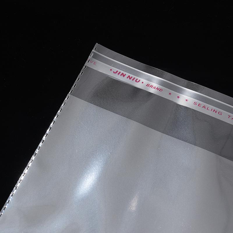 

Прозрачный OPP самоклеящийся пакет для одежды, 10x18 см, плоский, самозапечатывающаяся упаковка Double-sided 5 silk, 100 pieces