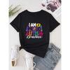 I M A Proud Butterflies Awareness T-shirt Tee Tops Printed O-neck Casual T-shirt Women's Clothing
