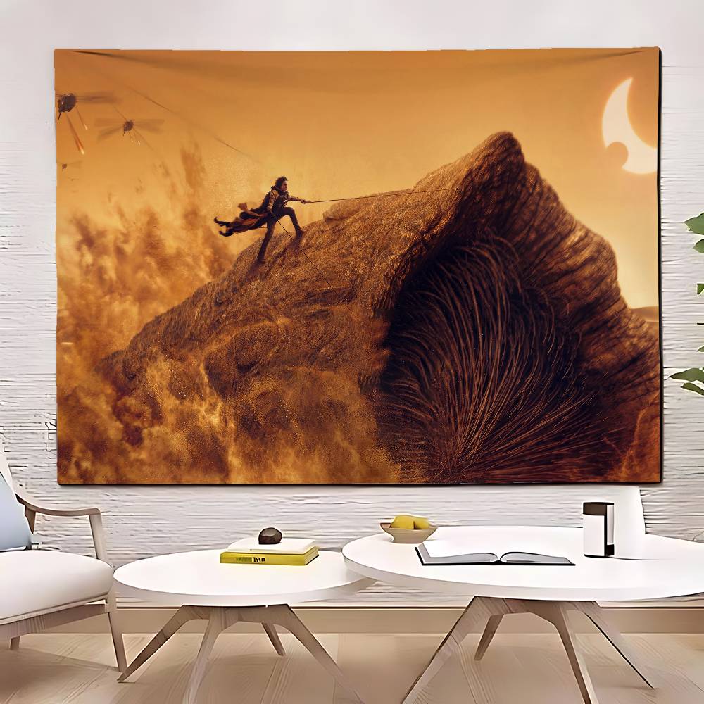 Retro Dune Classic Movie Tapestry Customizable Tapestries Of Various Styleswall Hangings Celebrity Photo Printingwall Hangings