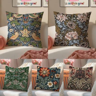 William Morris Thief Pillowcases: Let It Snow, Merry & Bright Room Home Decoration