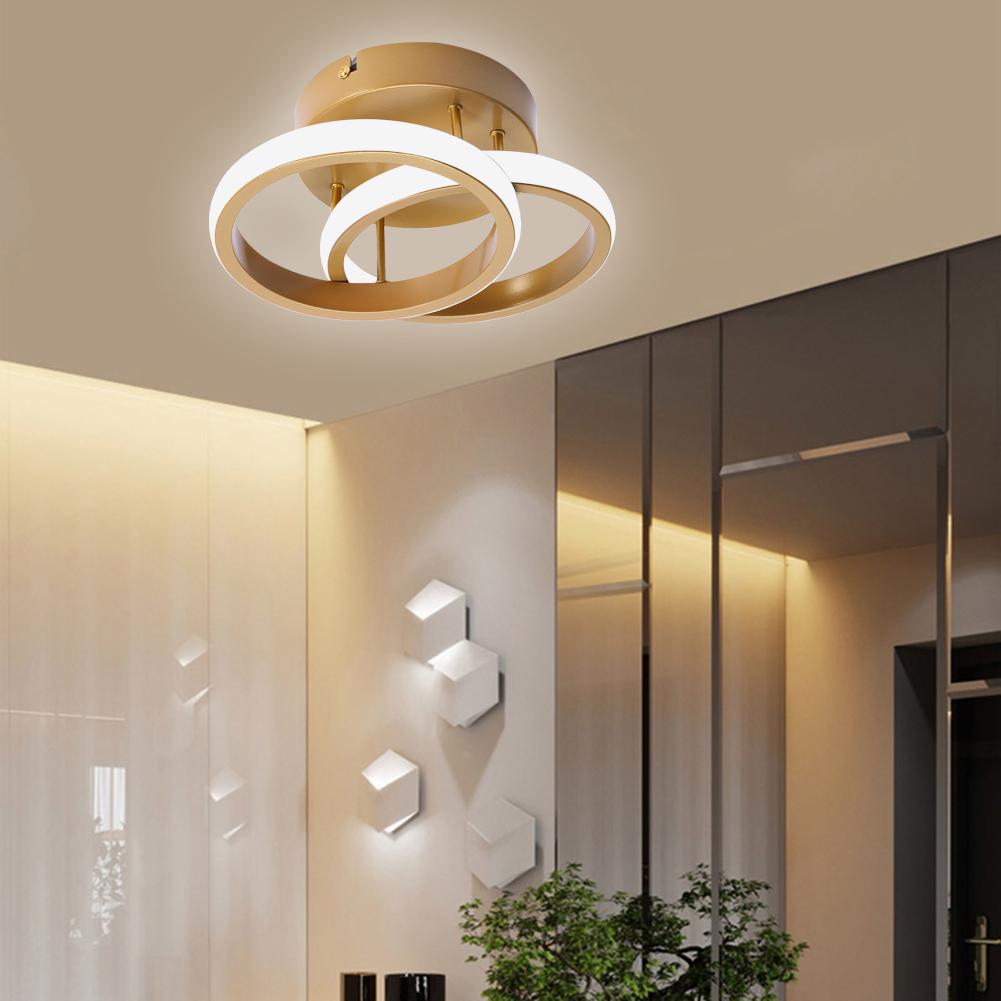 Ceiling Metal Light Modern Chandelier High Brightness Porch Entrance Lamp Energy Saving Ceiling Lamp for Living Room Bedroom