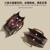 Oil Wax Cowhide Big Bag Women's High-end Commuter Handbag New Retro Large-capacity Shoulder Bag Bag