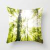 Sunshine Forest Landscape Printed Throw Pillow Cover Sofa Decoration Car Office Seat Cushion Cover Room Home Decor Pillow Cover