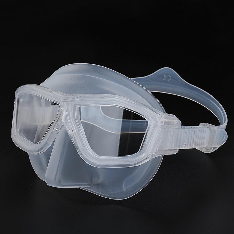 WAVE Professional Anti-Fog Large Frame Full Face Freediving Snorkel Mask