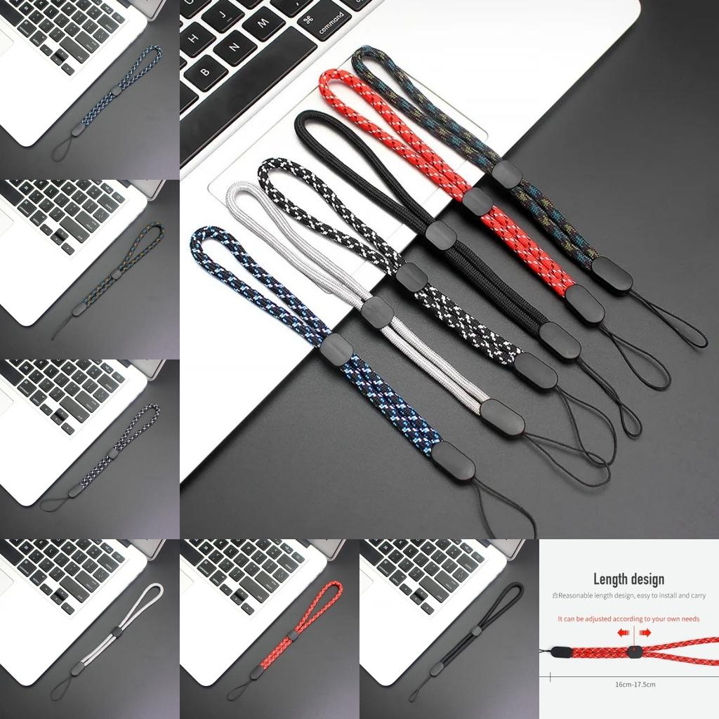 10pcs Alça de Pulso Ajustável Cordão de Mão Para Acessório de Celular iPhone Samsung micro Câmera GoPro Pen Drives USB Chaves Cartão de Identificação