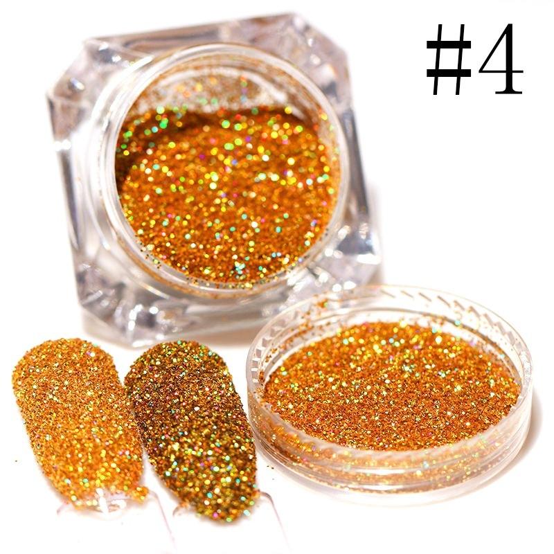 Shiny Nail Glitter Powder Colorful Nail Sequins Paillettes Manicure Nail Art Decoration