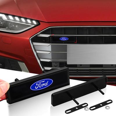 1 stk Dekorativt billys LED Frontpanser Grill Emblem Merke Dekor For Fiesta Ranger Focus Kuga Mustang S-MAX Transit Mondeo Esco