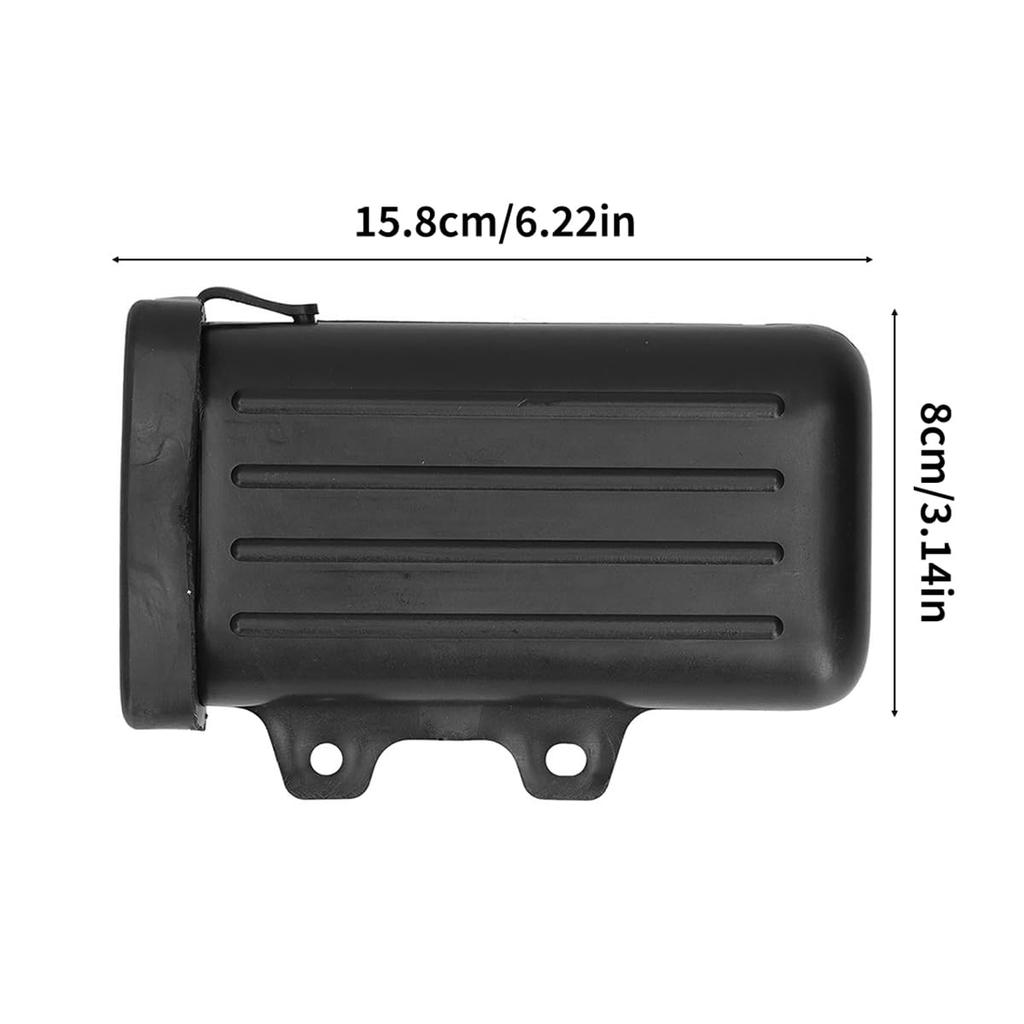 Motorcycle Tool Box, Bottle Container, Repair Holder, For Yamaha TW200 Trailway, 1987-2015, ABS Plastic, Black