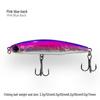 52mm Silver Fish Pencil Lure, 3.2g/5g Sinking Bait for All Water Layers, Ideal for Luofei and White Stripe Fish