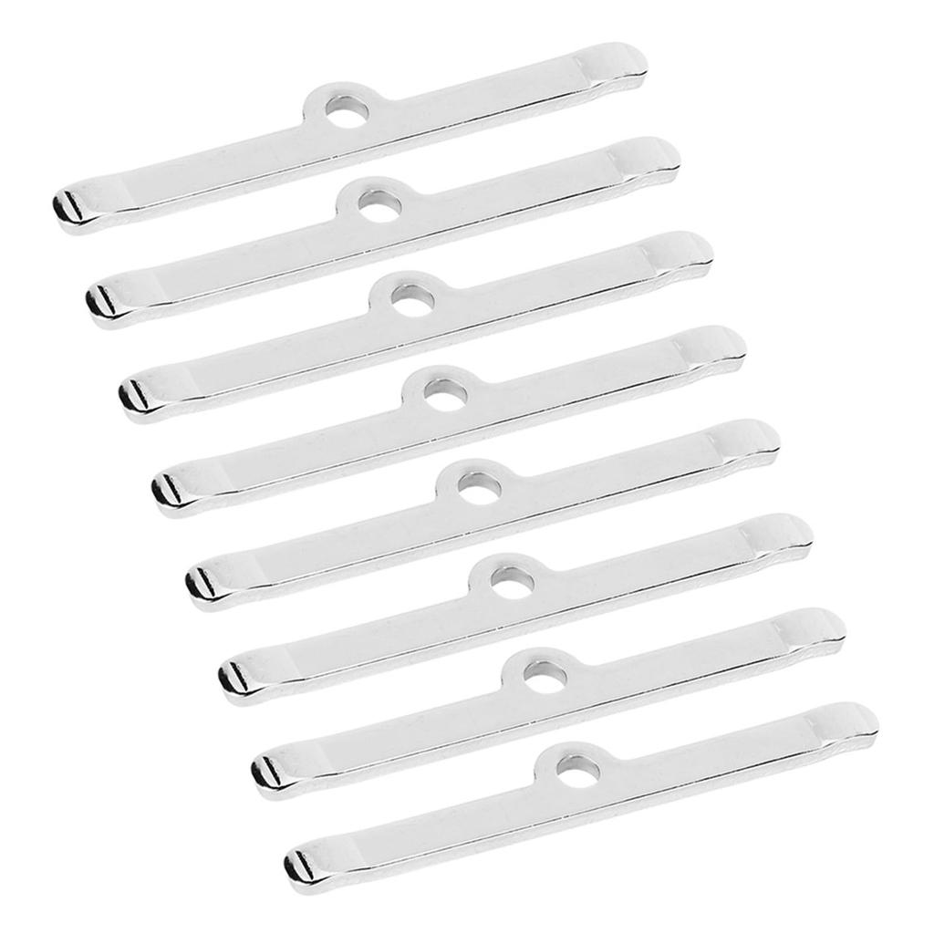 Chrome Valve Cover Spreader Bar Set for Chevrolet 283 305 327 350 Engine